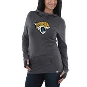 Jacksonville Jaguars Majestic Charcoal Great Play Pullover Hoodie